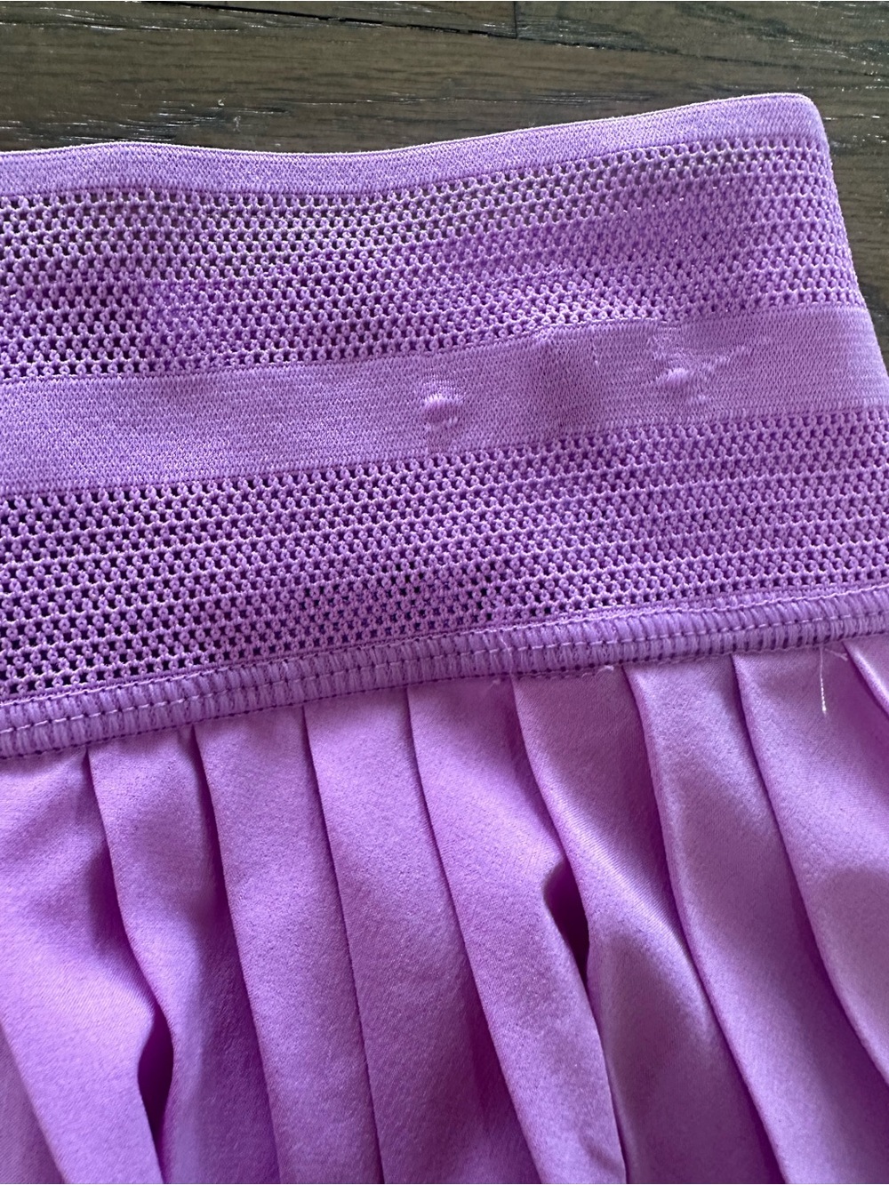 Nike Dri-Fit Pleated Tennis Skirt Orchid/Lilac Color Size XS - Picture 4 of 5